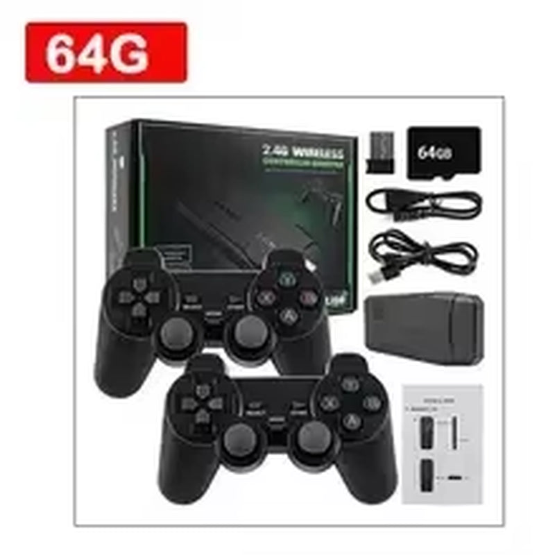 Double Happiness: 2.4G Wireless Gamepad Set, Easily Team up and Play Games.Two People Can Enjoy Classic Games Together.