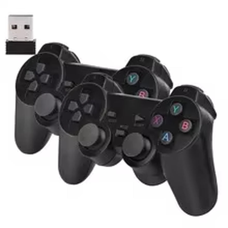 Double Happiness: 2.4G Wireless Gamepad Set, Easily Team up and Play Games.Two People Can Enjoy Classic Games Together.